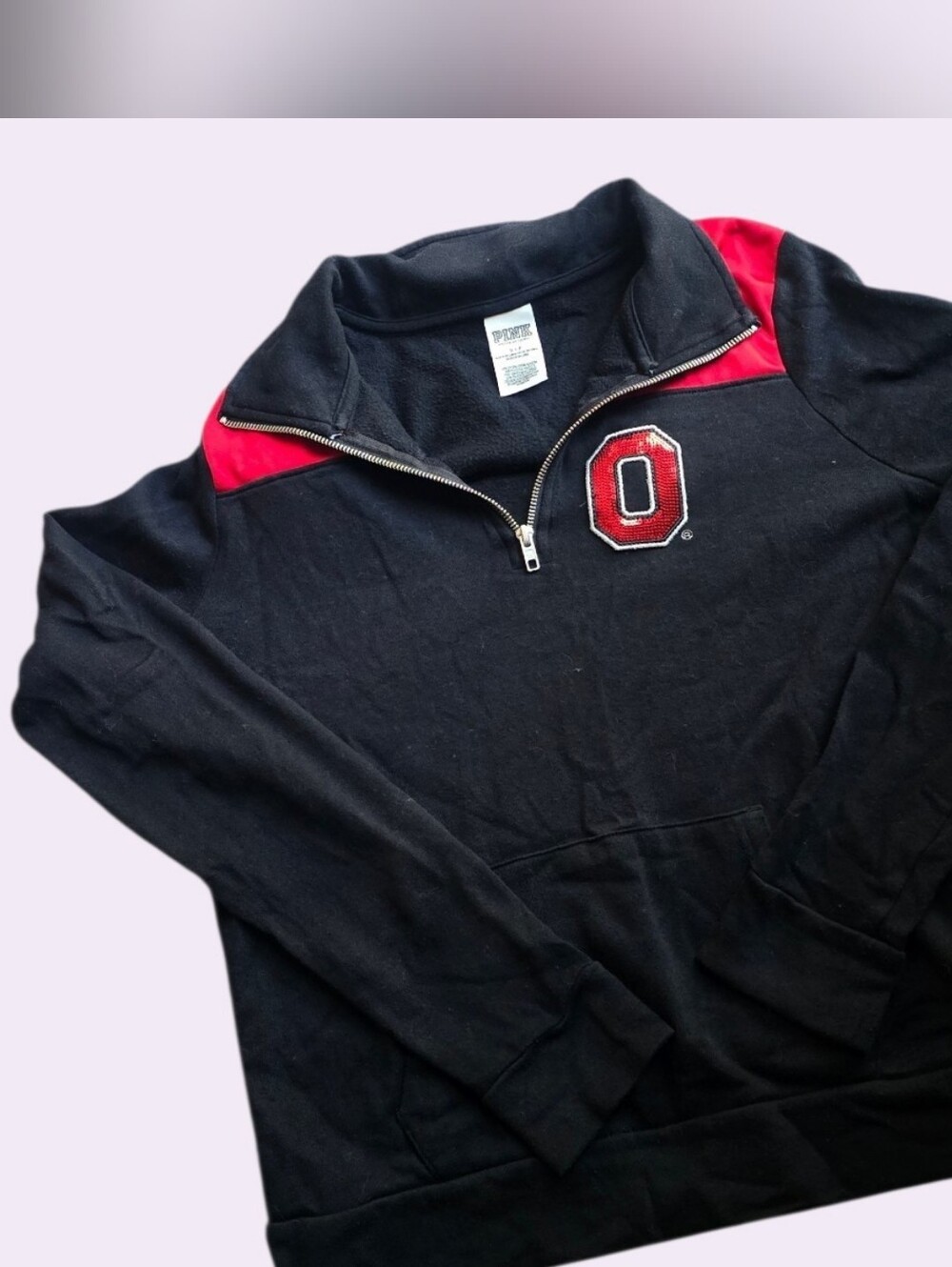 Victoria's Secret Pink Ohio State Quarter Zip